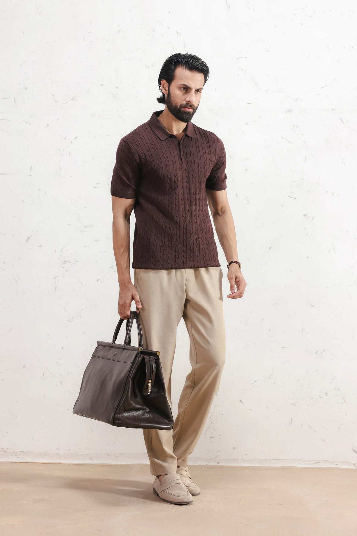 Sandstone Drawstring Trousers