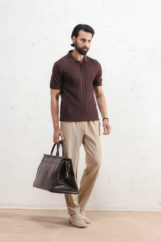 Sandstone Drawstring Trousers