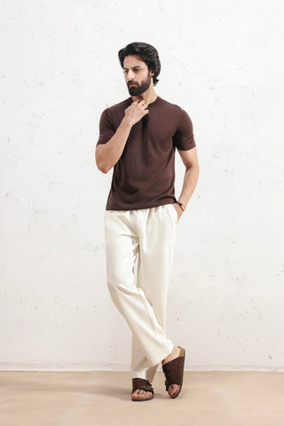 Lyocell Knit T-Shirt