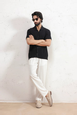 Fine-Knit Sleek Shirt