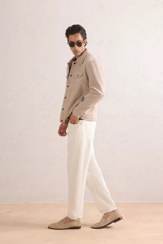 Suede Collar Jacket