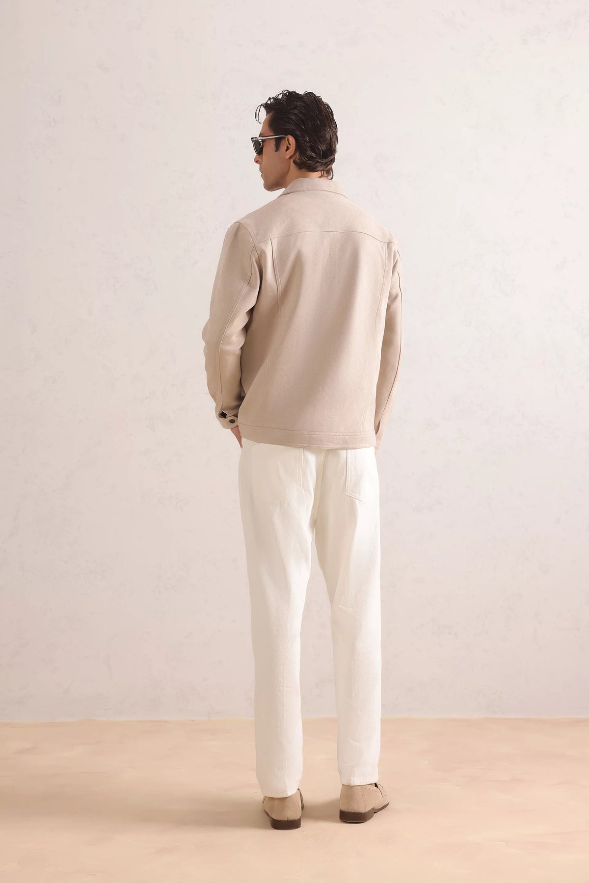 Suede Collar Jacket