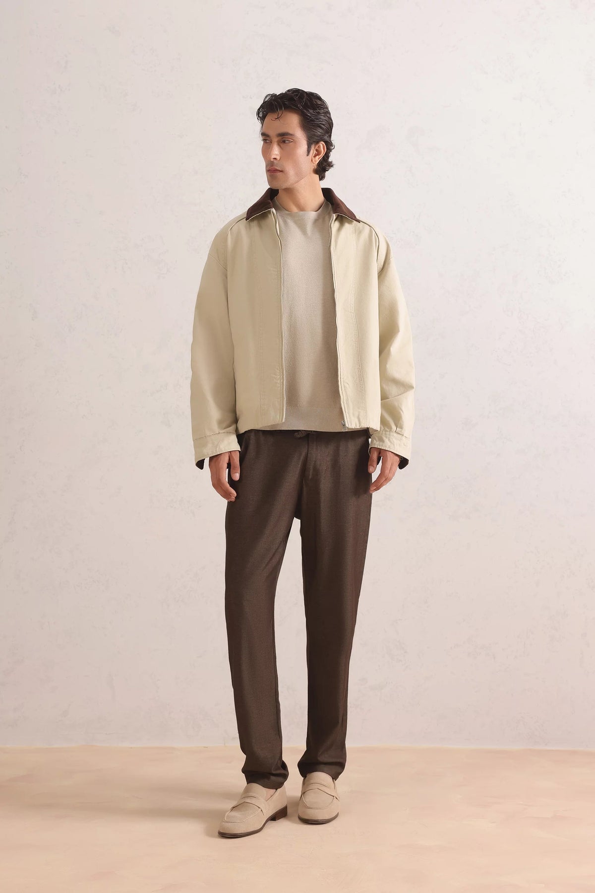 Oversized Harrington Jacket