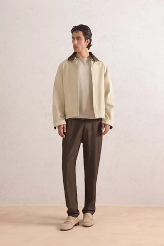Oversized Harrington Jacket