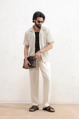 Crochet Knit Shirt