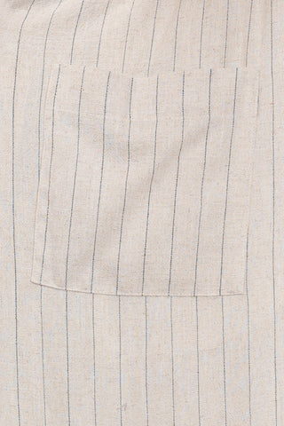Pinstripe Linen Trousers