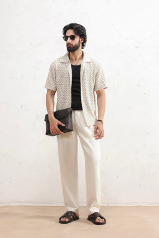 Crochet Knit Shirt