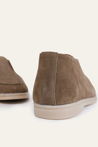 High-Top Suede Loafers