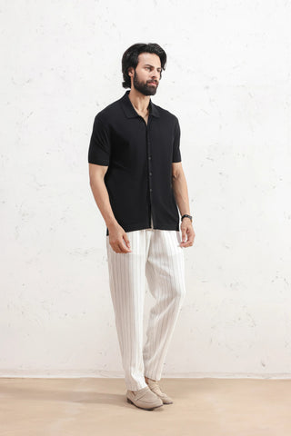 Fine-Knit Sleek Shirt