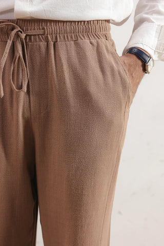 Straight Linen Trousers