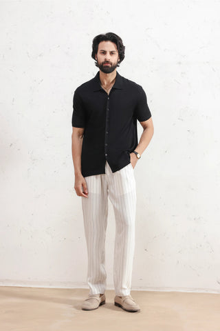 Fine-Knit Sleek Shirt