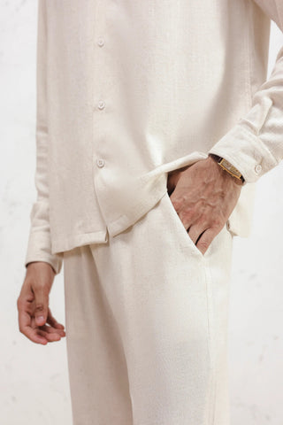 Ivory Linen Co-Ord Set