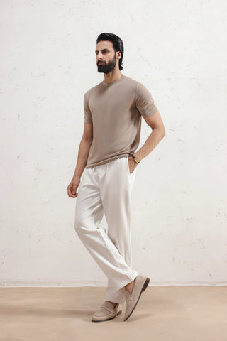 Lyocell Knit T-Shirt