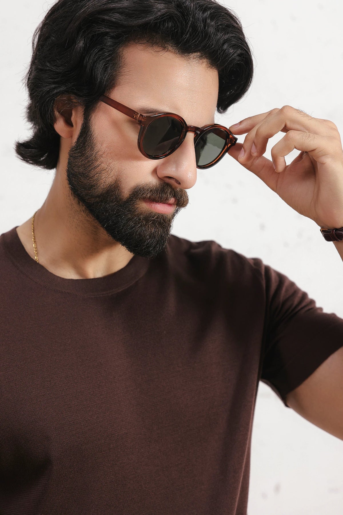 Lyocell Knit T-Shirt