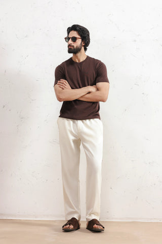 Lyocell Knit T-Shirt