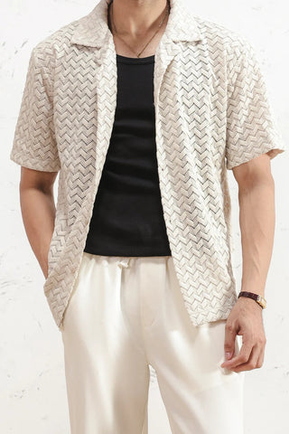 Crochet Knit Shirt